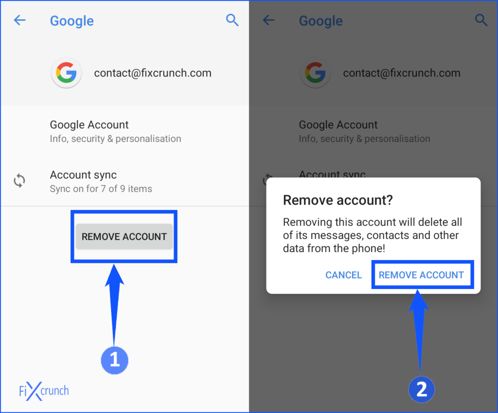 Google Account Remove