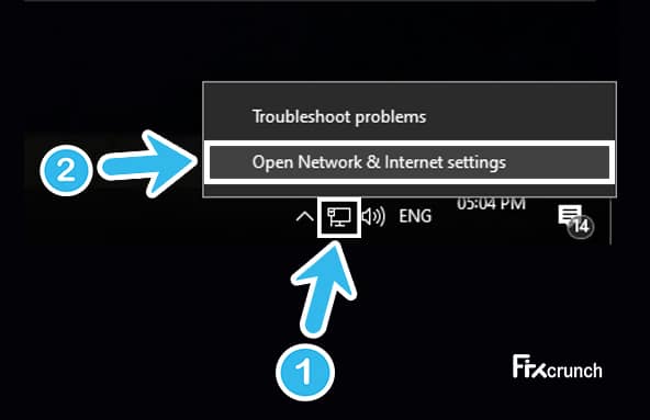 Network & Internet settings