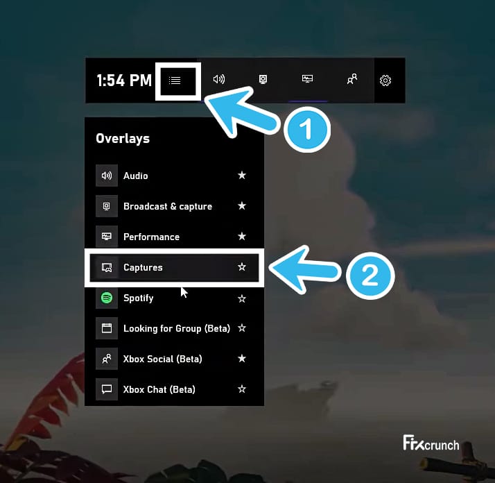 Xbox Game Bar Screen Capture