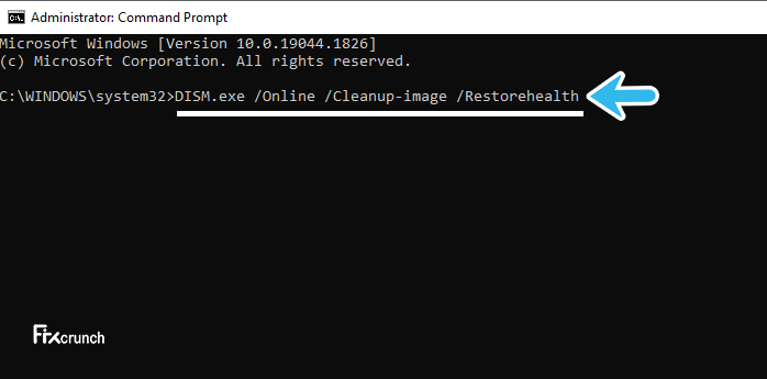 DISM.exe Online Cleanup-image Restorehealth
