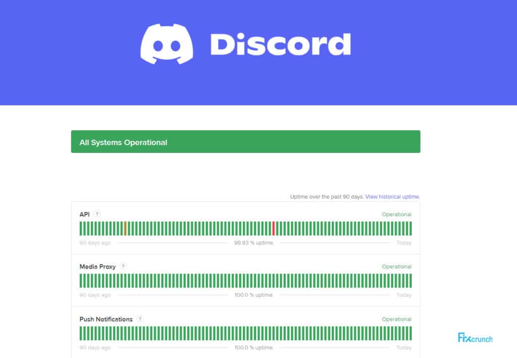 Discord Server’s Live Status