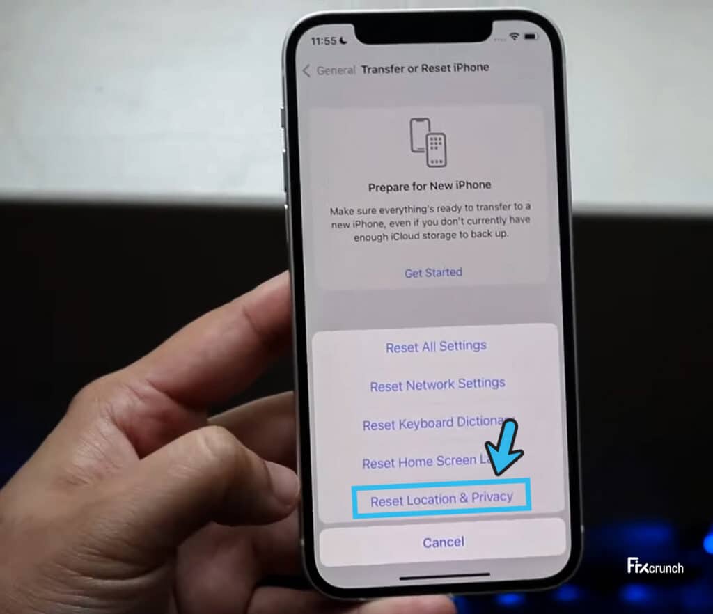 iPhone Reset Location & Privacy