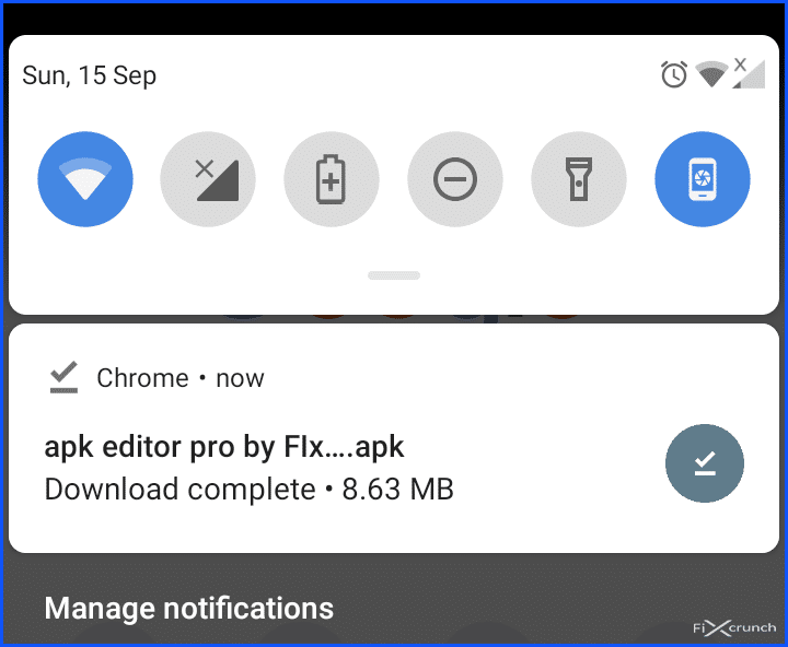 Downloading application on Chrome