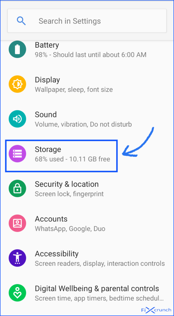 Android Storage