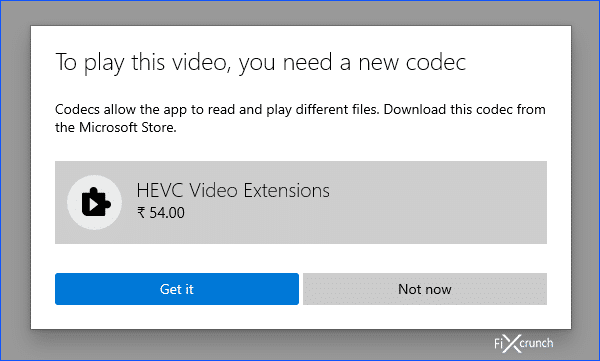 Paid HEVC Video Extensions