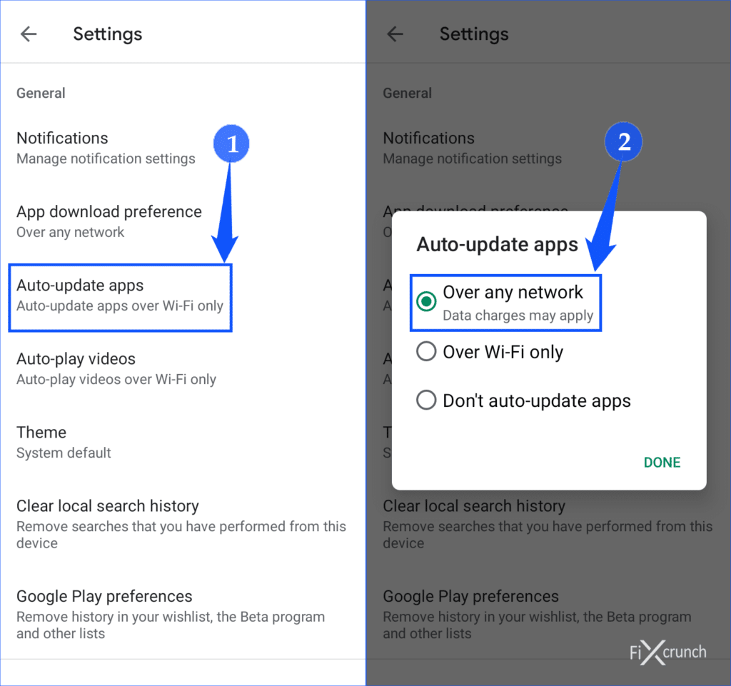 Play Store Auto-update apps