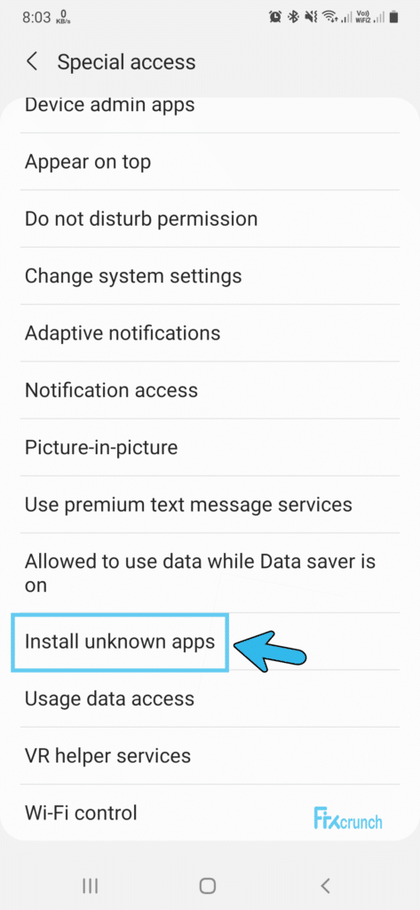 Install unknown apps