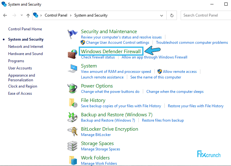 Windows Defender Firewall