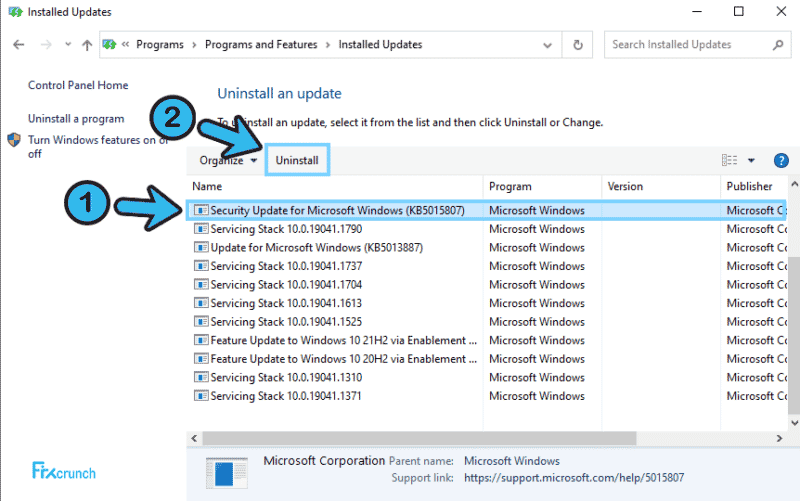 unable to install windows 10 update uninstall trend micro