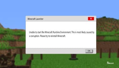 Unable to Start Minecraft Error