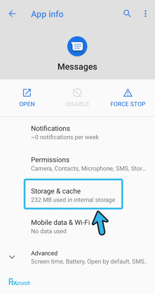 Messages Storage & Cache
