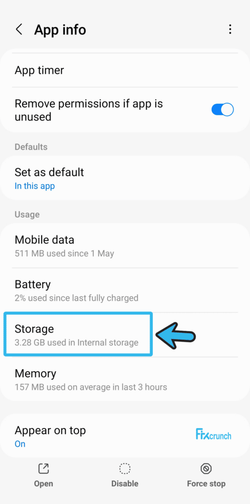 Youtube Storage settings