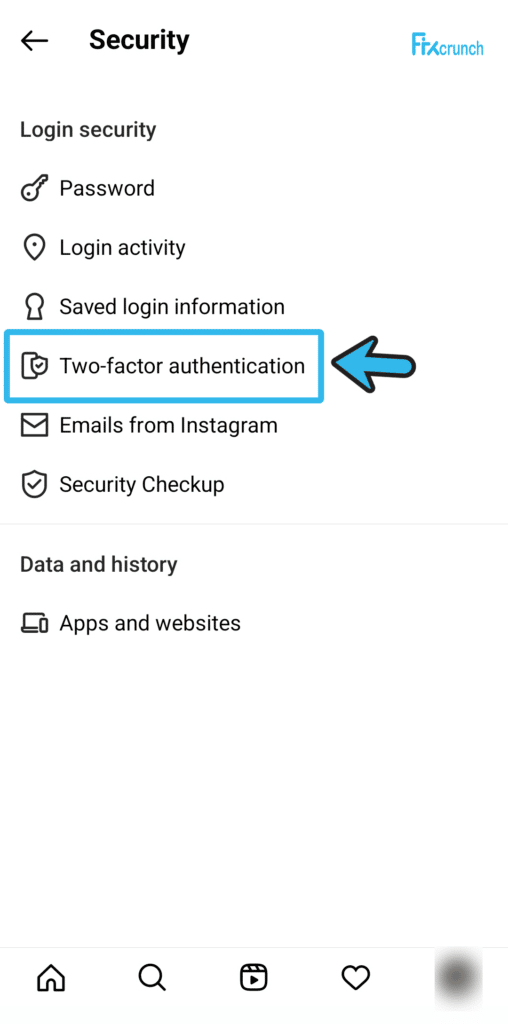 Instagram Two-Factor Authentication